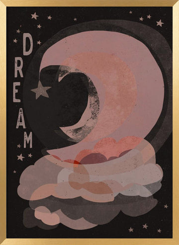 Celestial Slumber | Poster - Gold Frame Interior