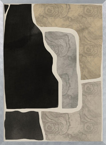 Abstract Organic Textures | Poster - Silver Frame Interior