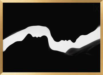Loving Connection | Poster - Gold Frame Interior