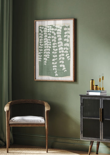 Organic Green Foliage | Poster - Room Interior 2