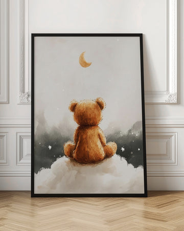 Moonlit Bear Dreams | Poster - Room Interior 1