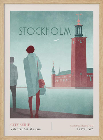STOCKHOLM 2 - Stockholm City Hall | Poster - Wood Frame Interior
