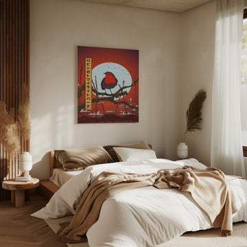 Twilight Robin Perch | Canvas - Room Interior 2