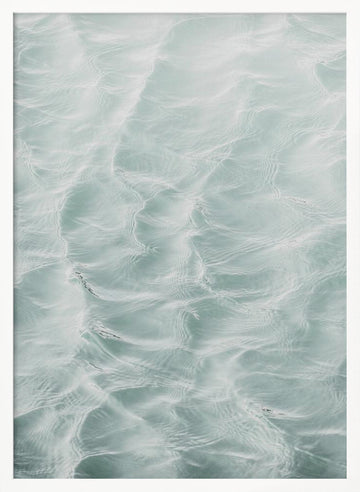 Tiny Waves | Poster - White Frame Interior