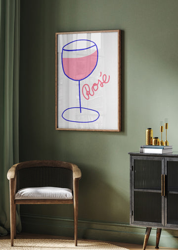 Rosé | Poster - Room Interior 2
