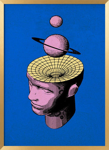 Inner Universe | Poster - Gold Frame Interior