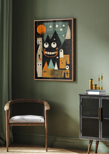 Whimsical Nightscape | Poster - Room Interior 2