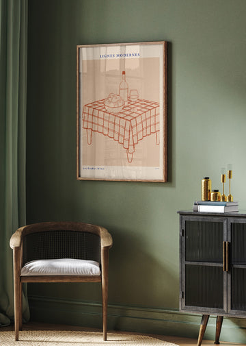 Lignesmodernesno08 | Poster - Room Interior 2