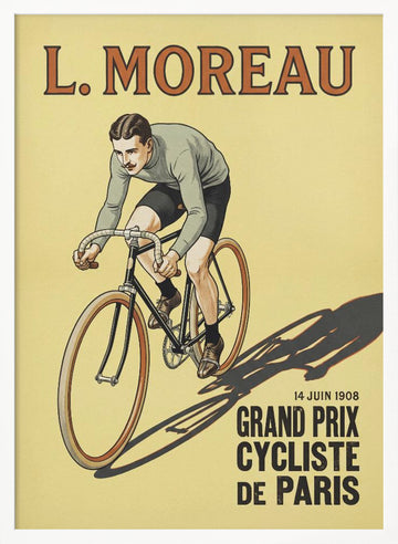 Vintage Cycling Race | Poster - White Frame Interior