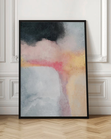 Blush Gold Serenity | Poster - Room Interior 1