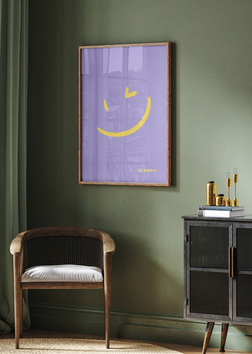 Be Happy Smile | Poster - Room Interior 2