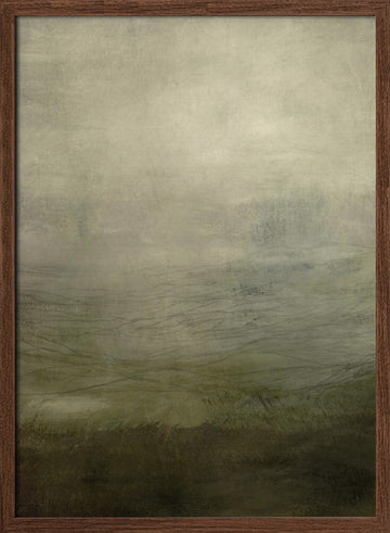 Nebbia | Poster - Walnut Frame Interior