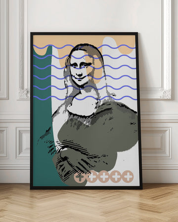 Wavy Mona Lisa Smile | Poster - Room Interior 1