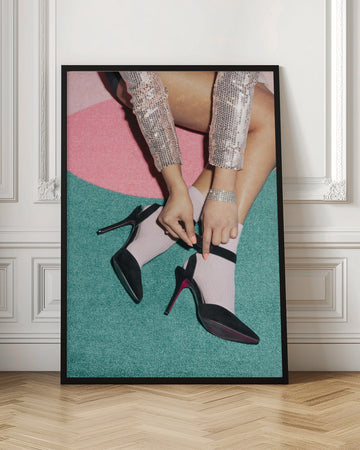Stylish Heels and Socks | Poster - Room Interior 1