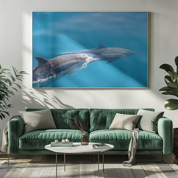 Dolphins In Motion | Poster - Room Interior 1