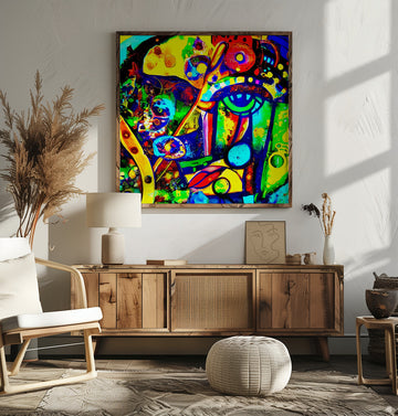 Vibrant Abstract Eye | Poster - Room Interior 2