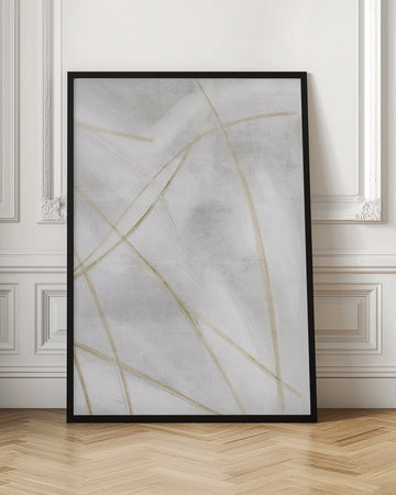 Abstract Gold Lines | Poster - Room Interior 1