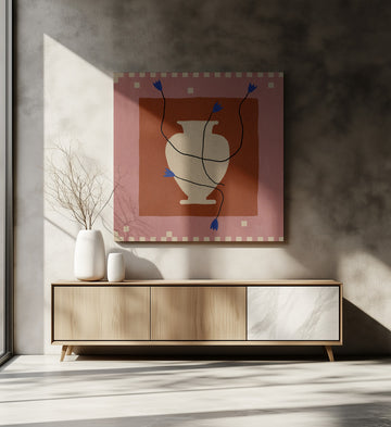 Out of Vase Blooms 7 | Canvas - Room Interior 2