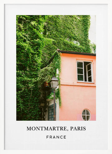 Montmartre Travel poster | Poster - White Frame Interior