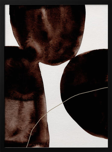 Shapes 11X | Poster - Black Metal Frame Interior
