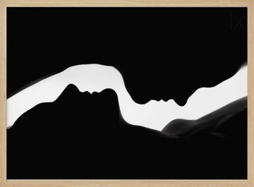 Loving Connection | Poster - Wood Frame Interior