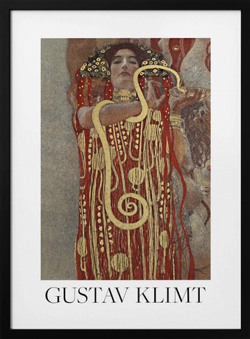 Hygieia (1907) Poster | Poster - Black Metal Frame Interior