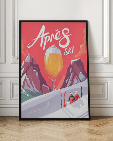 Retro Après Ski Celebration | Poster - Room Interior 1
