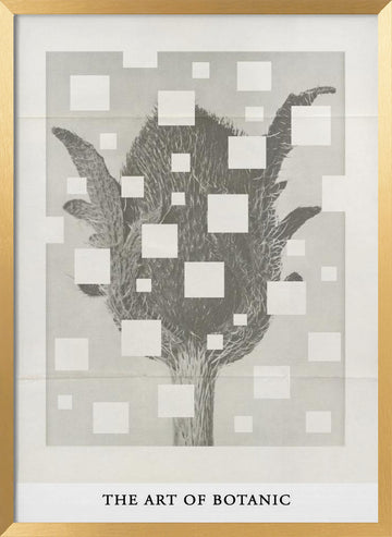 The art of botanic No.3 | Poster - Gold Frame Interior