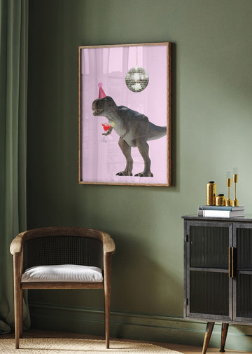 Dino's Disco Bash | Poster - Room Interior 2