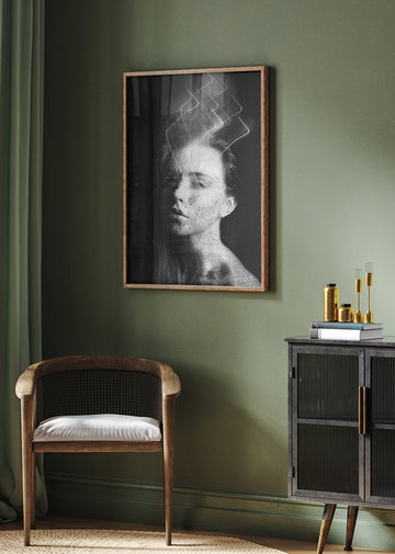 Ethereal Glitter Woman | Poster - Room Interior 2