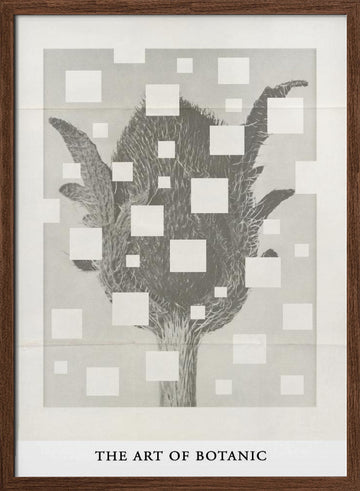 The art of botanic No.3 | Poster - Walnut Frame Interior