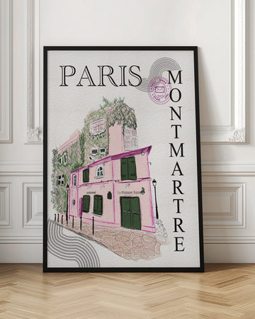 La Maison Rose Montmartre Paris | Poster - Room Interior 1