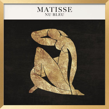 Golden Silhouette | Poster - Gold Frame Interior