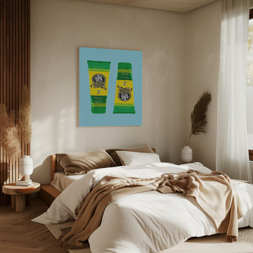 Classic Finnish Mustard Tubes | Canvas - Room Interior 2
