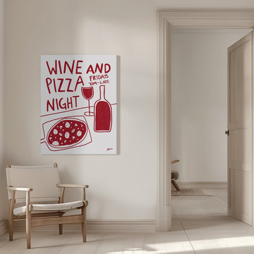 Wine and Pizza | Canvas - Room Interior 1