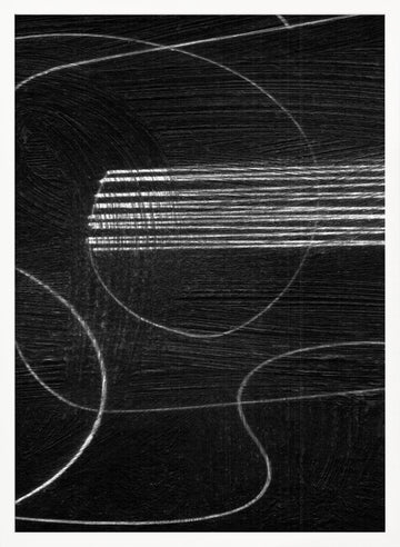 Black 2 | Poster - White Frame Interior