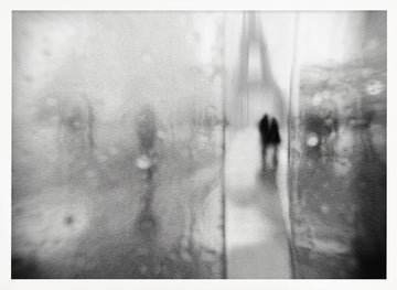 Blurred Paris Romance | Poster - White Frame Interior