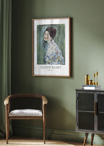 Porträt Einer Dame (1916–1917) Poster | Poster - Room Interior 2