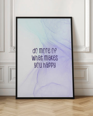 Happy Inspirational Quote | Poster - Room Interior 1