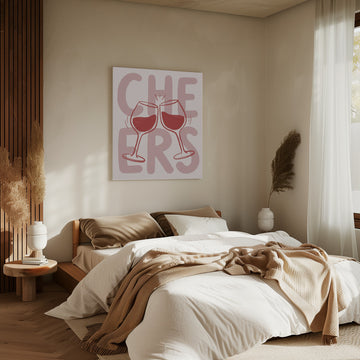 Cheers Wine Toast | Canvas - Room Interior 2