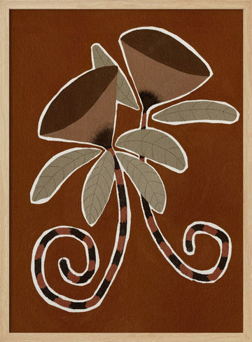 Delicate Bloom 3 | Poster - Wood Frame Interior
