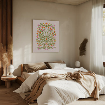 Cheerful Botanical Design | Canvas - Room Interior 2