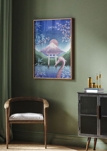 Tranquil Japan Dream | Poster - Room Interior 2