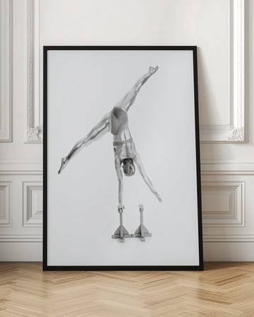 Graceful Silver Handstand | Poster - Room Interior 1