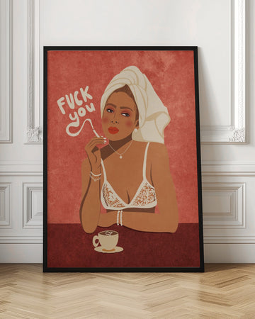 Fuck you | Poster - Room Interior 1