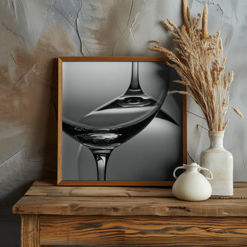Elegant Glass Reflections | Poster - Room Interior 1