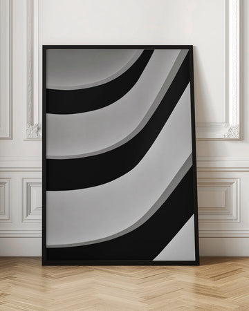 Minimalist Curved Lines | Poster - Room Interior 1