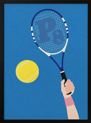 Perfect Serve | Poster - Black Metal Frame Interior
