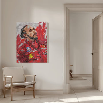 Red Suit Driver | Canvas - Room Interior 1