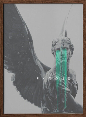 Exodus | Poster - Walnut Frame Interior